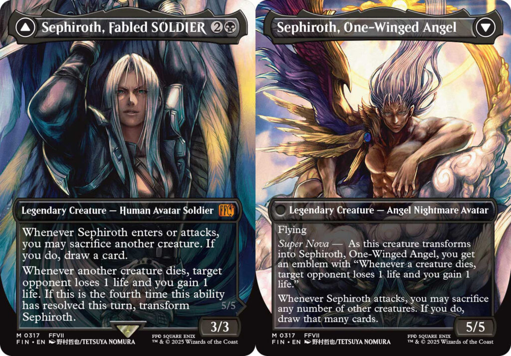 Carte Magic The Gathering représentant Sephiroth