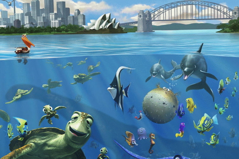 Mixe entre Disney et le projet Disney Wharf initalement prévu à Sydney en Australie