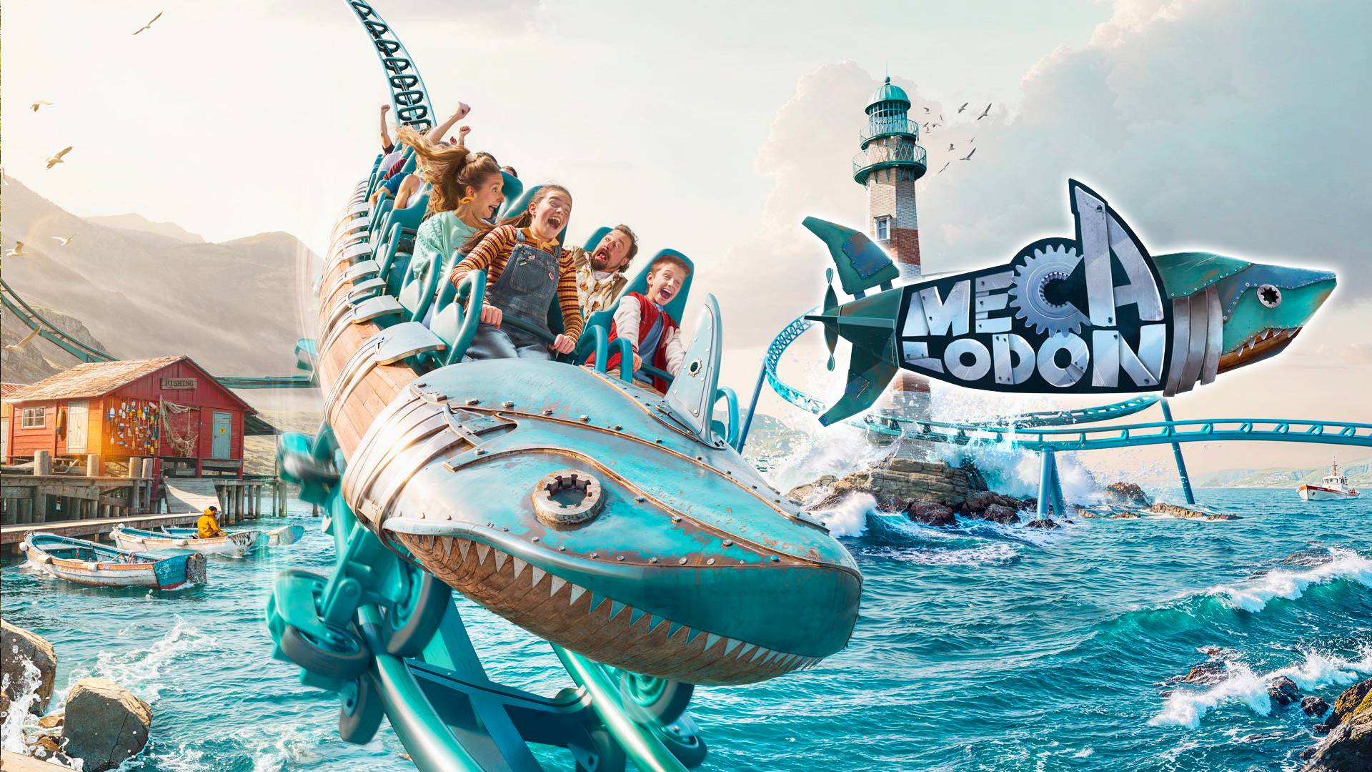 Visuel officiel de Mecalodon 2025 de Walibi Belgium
