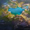 Concept Art officiel du parc anglais d'Universal Studios Londres